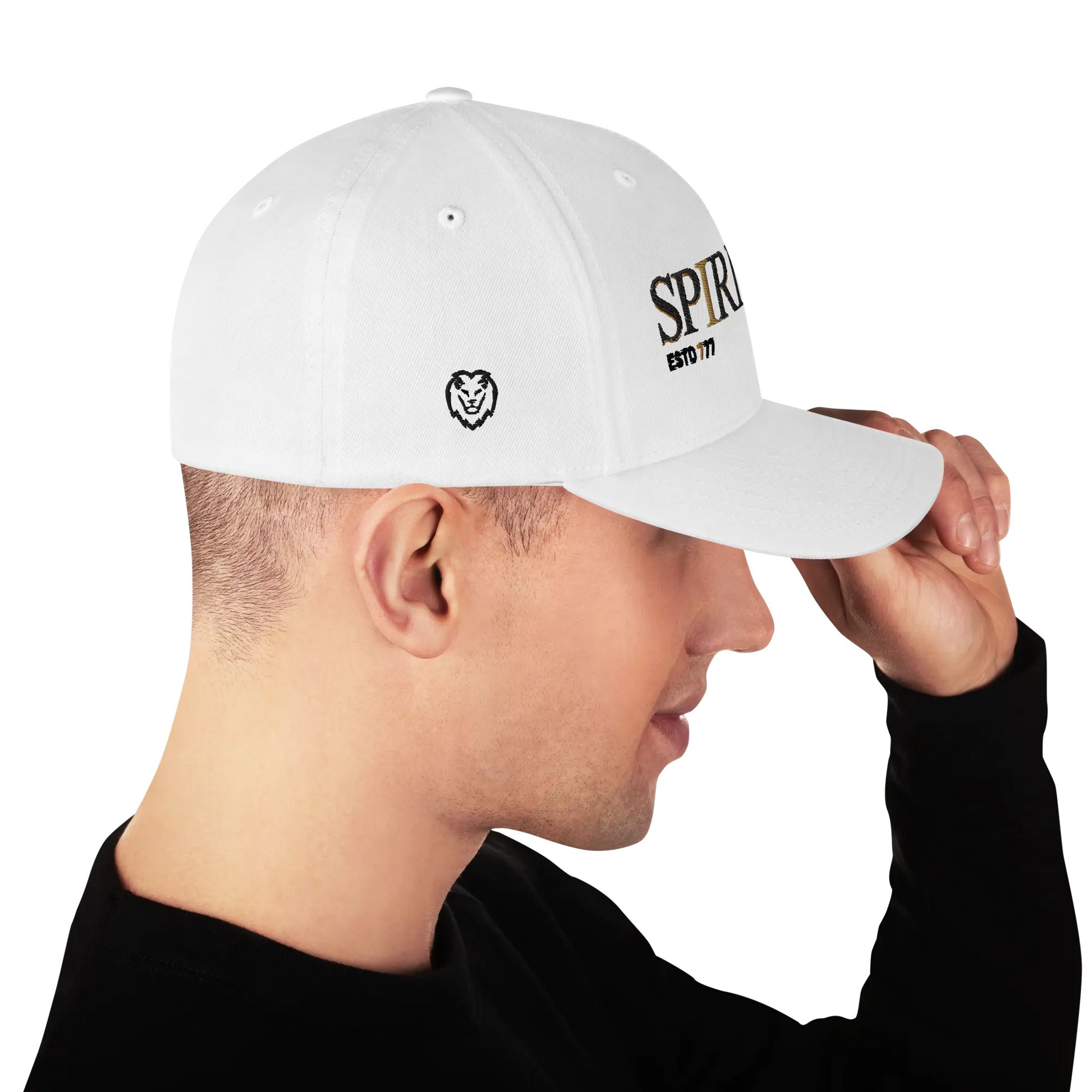 Premium SpiritFed White FITTED (LIONHEARTED EDITION) SPIRIT.FED