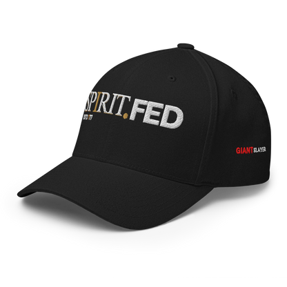 Premium SpiritFed Black FITTED (GIANT SLAYER EDITION) SPIRIT.FED