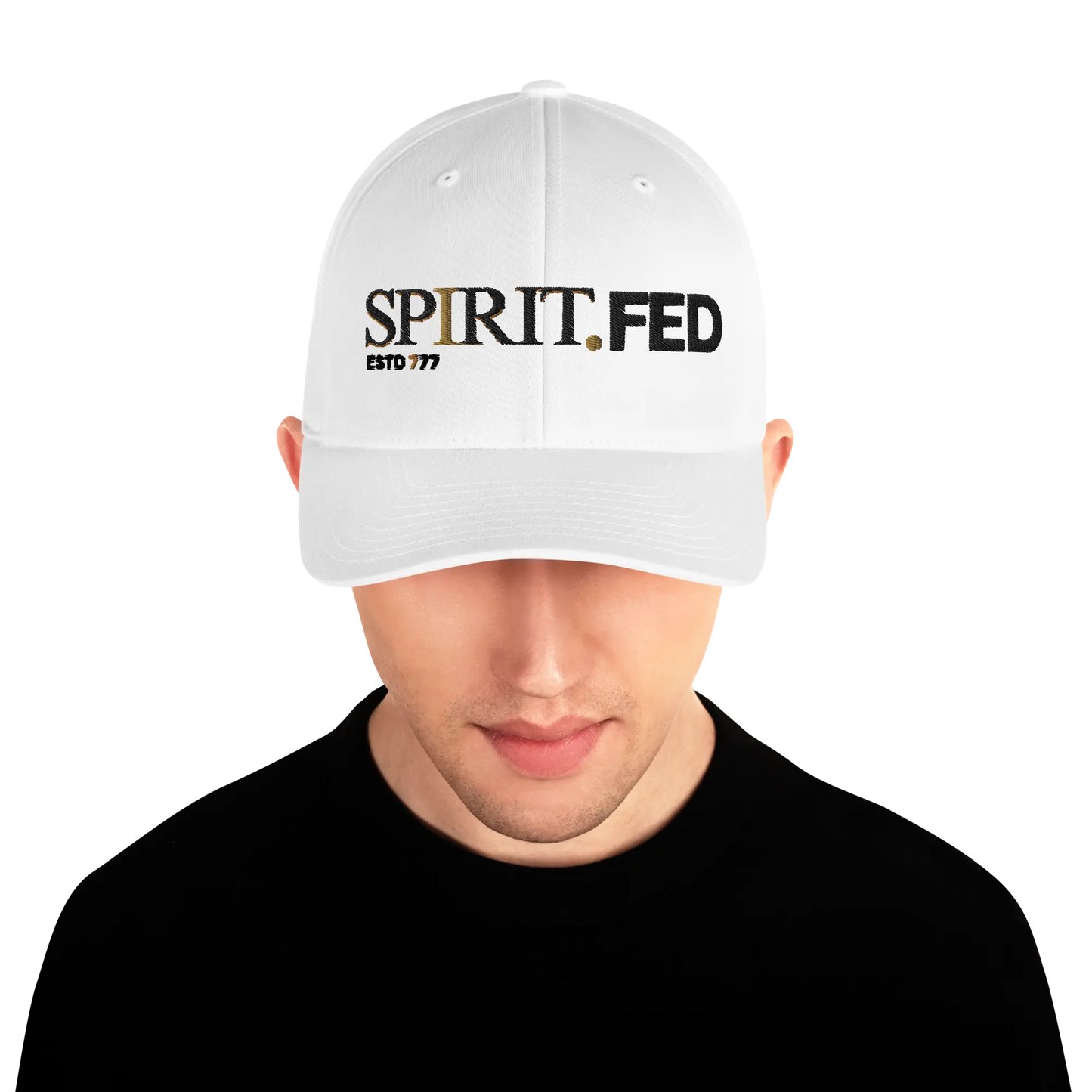 Premium SpiritFed White FITTED (LIONHEARTED EDITION) SPIRIT.FED
