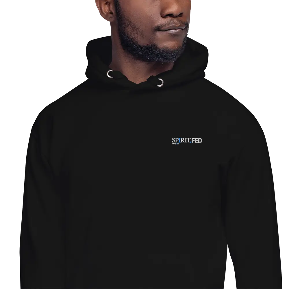 SPIRITFED Black Hoodie (CHRIST AFFILIATE EDITION) SPIRIT.FED