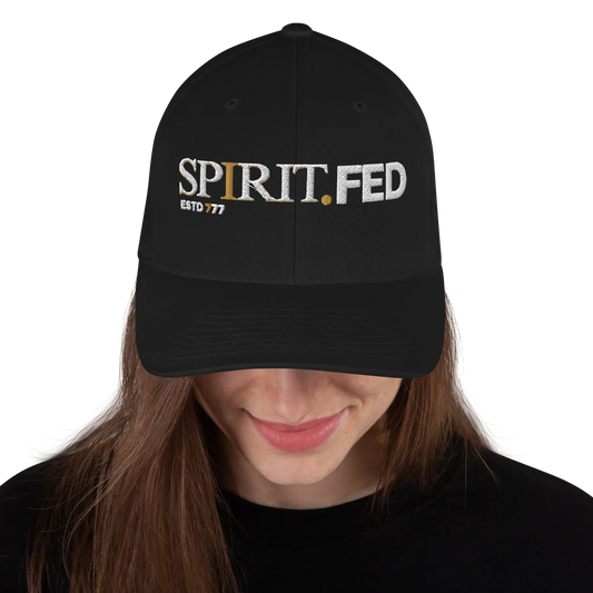 Premium SpiritFed Black FITTED (GIANT SLAYER EDITION) SPIRIT.FED