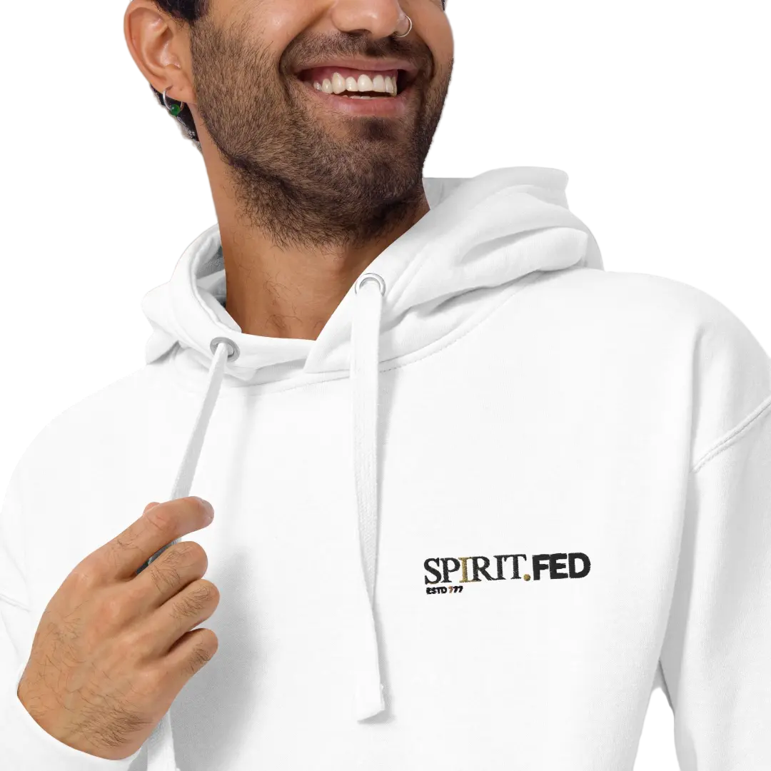 SPIRITFED White (Spiritual Warfare Veteran EDITION) HOODIE - SPIRIT.FED