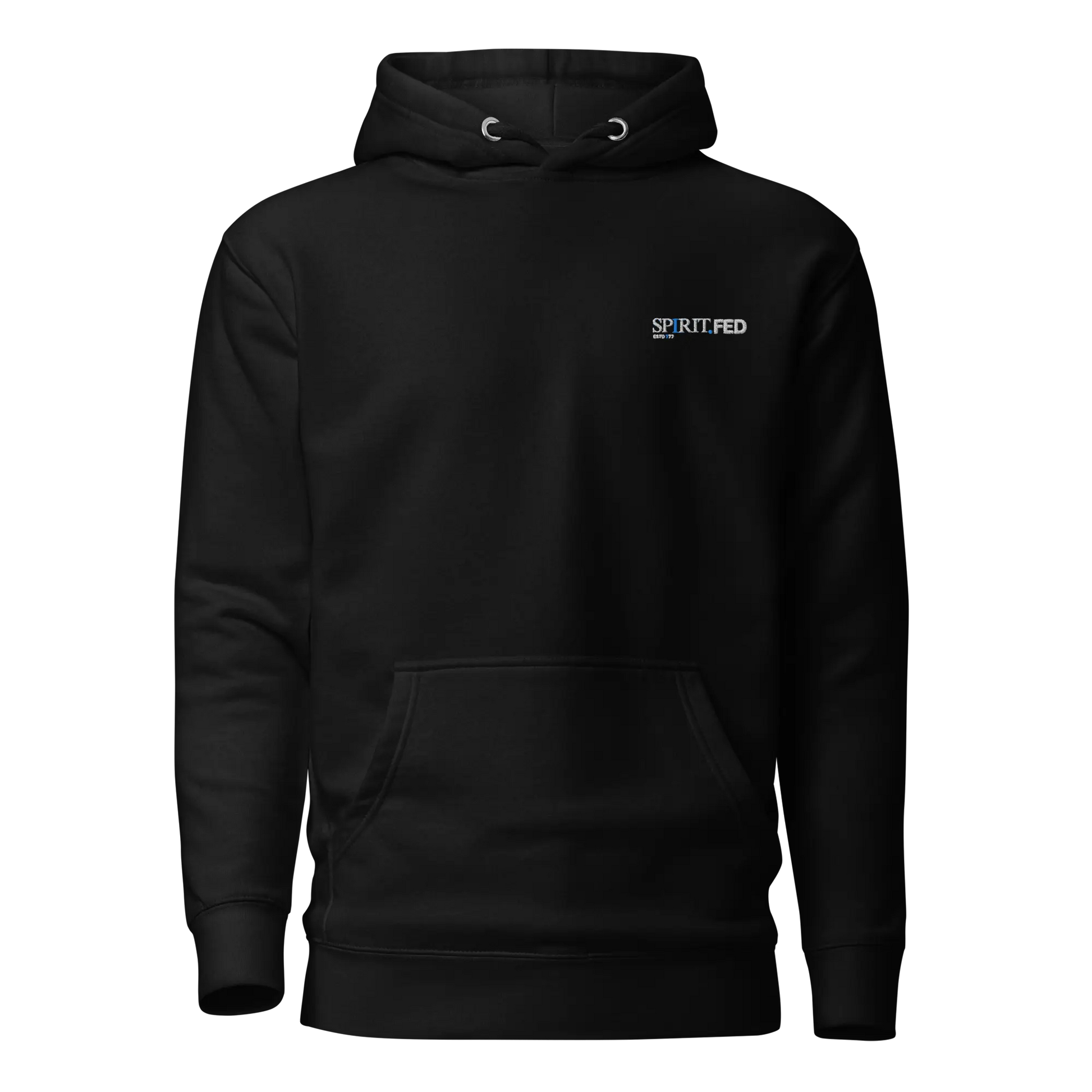 SPIRITFED Black Hoodie (CHRIST AFFILIATE EDITION) SPIRIT.FED