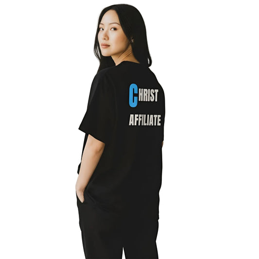 SPIRITFED Black Tee (CHRIST AFFILIATE EDITION) SPIRIT.FED