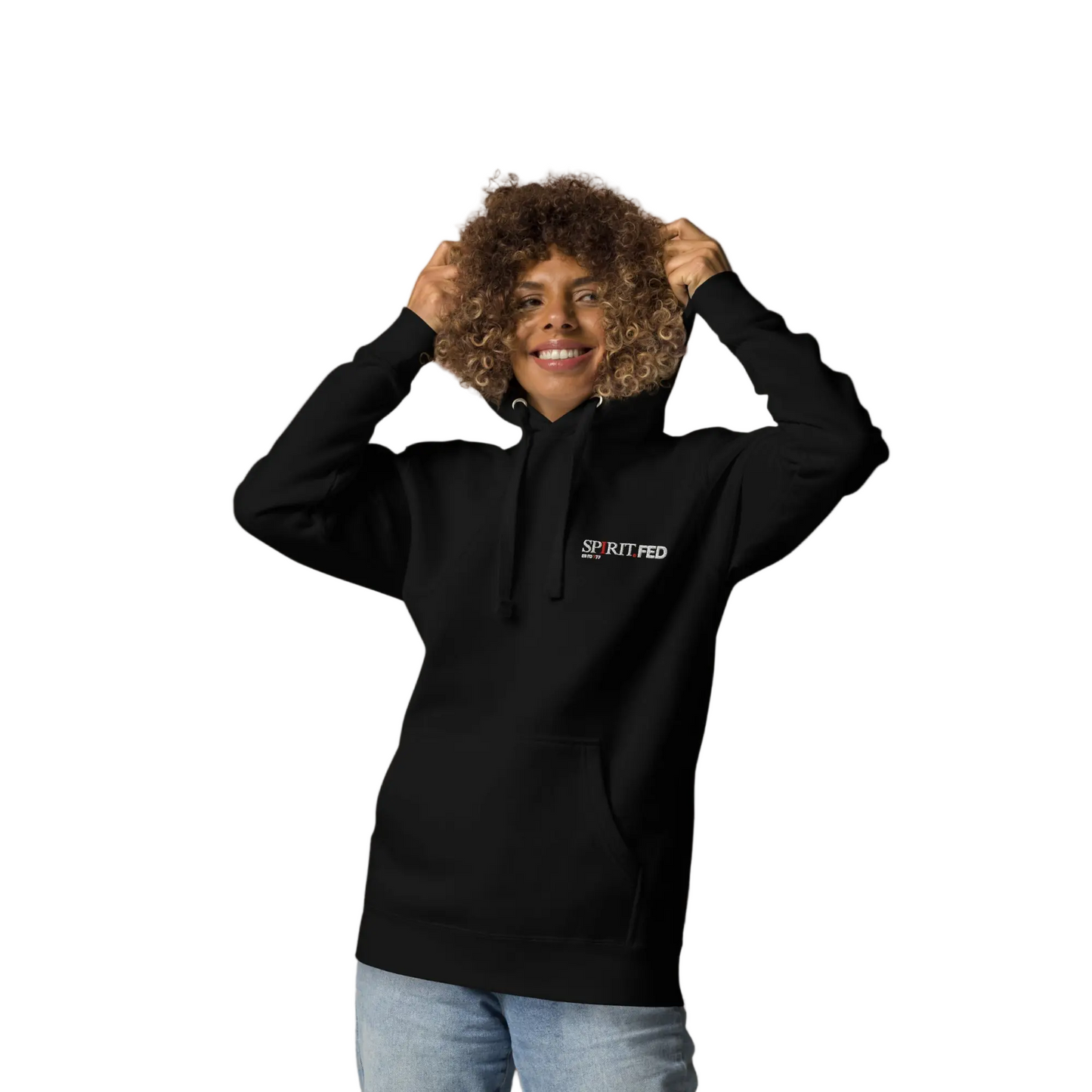 SPIRITFED Black (Saved Not Soft EDITION) HOODIE - SPIRIT.FED