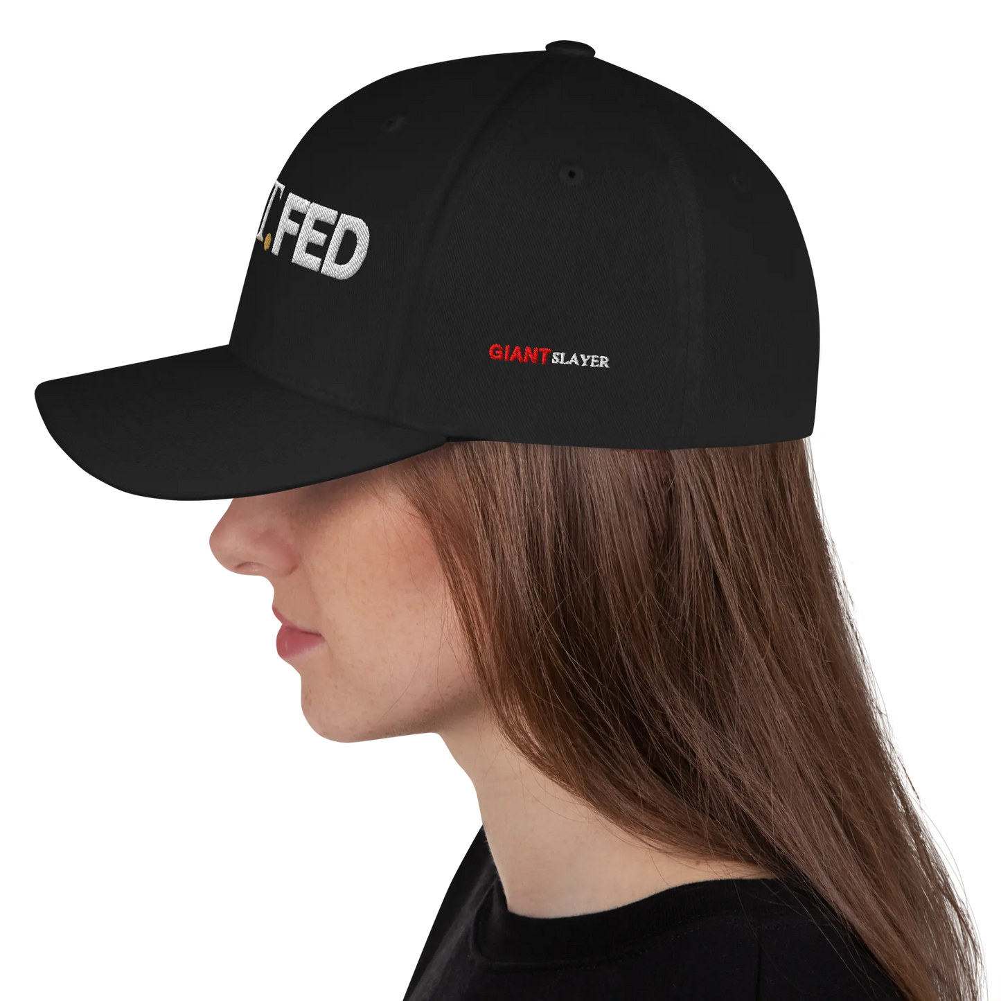 Premium SpiritFed Black FITTED (GIANT SLAYER EDITION) SPIRIT.FED