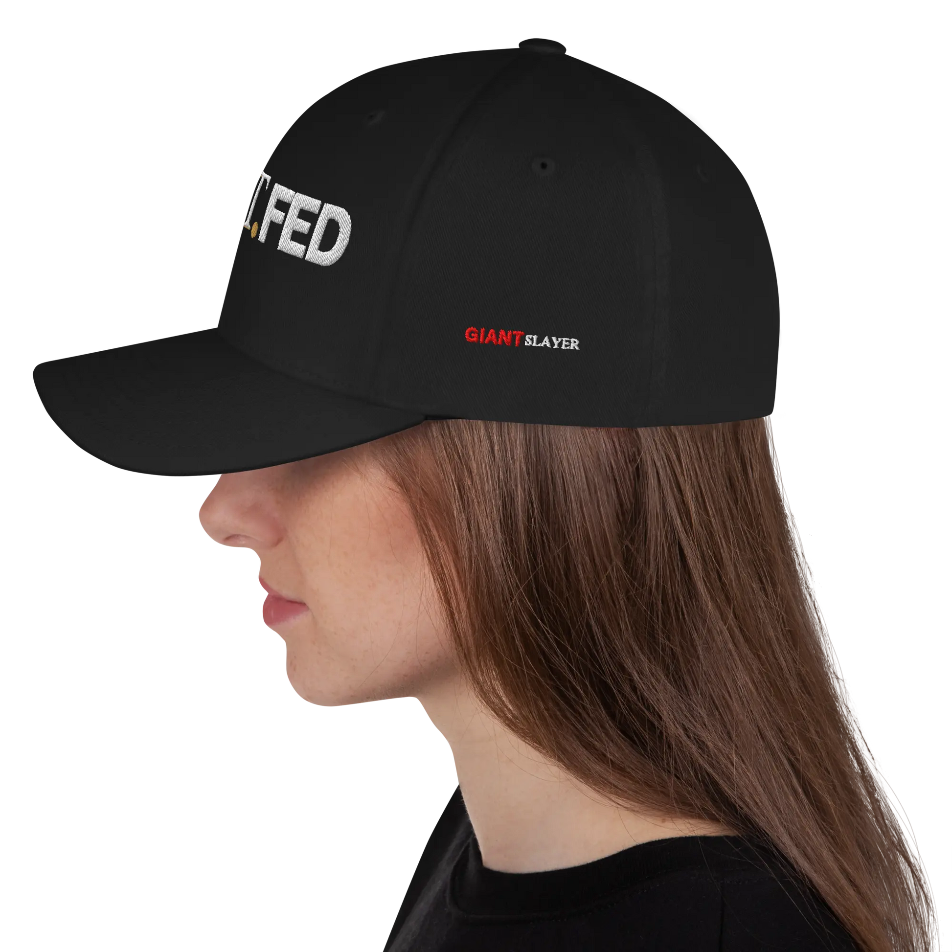 Premium SpiritFed Black FITTED (GIANT SLAYER EDITION) SPIRIT.FED