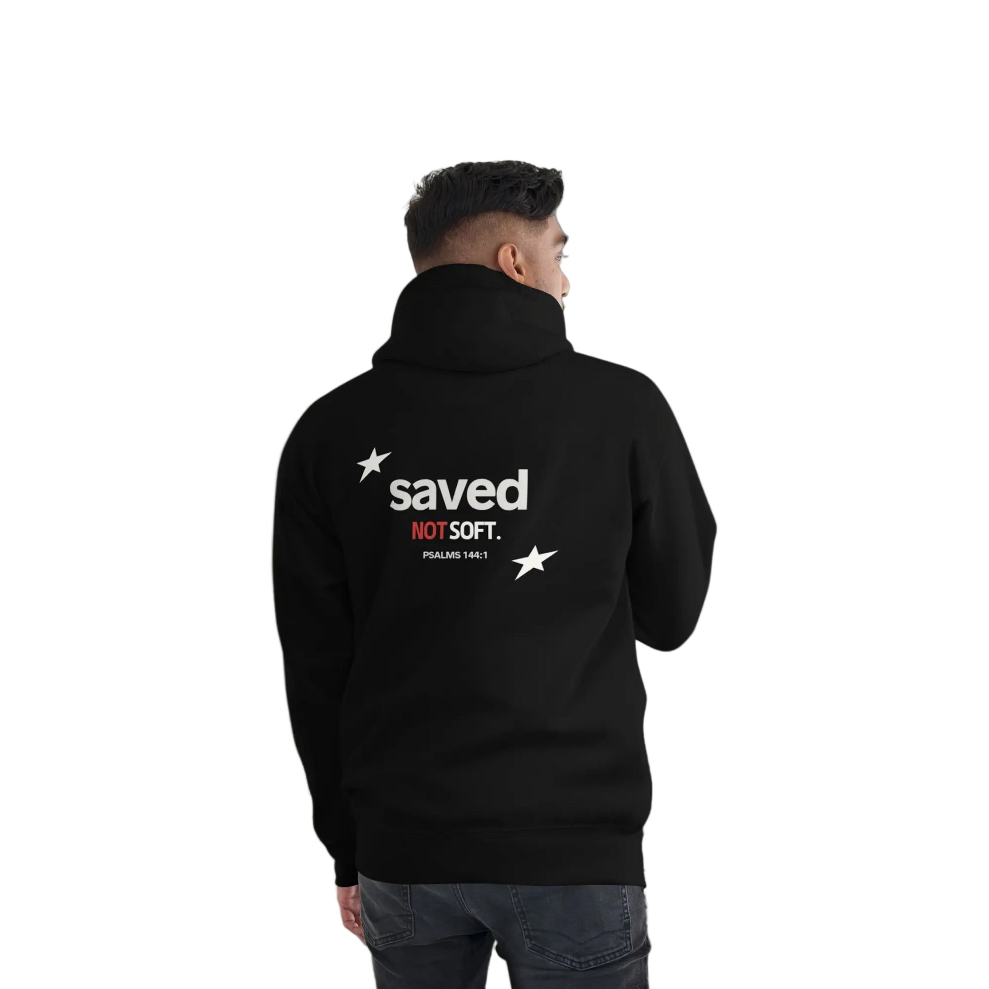 SPIRITFED Black (Saved Not Soft EDITION) HOODIE - SPIRIT.FED